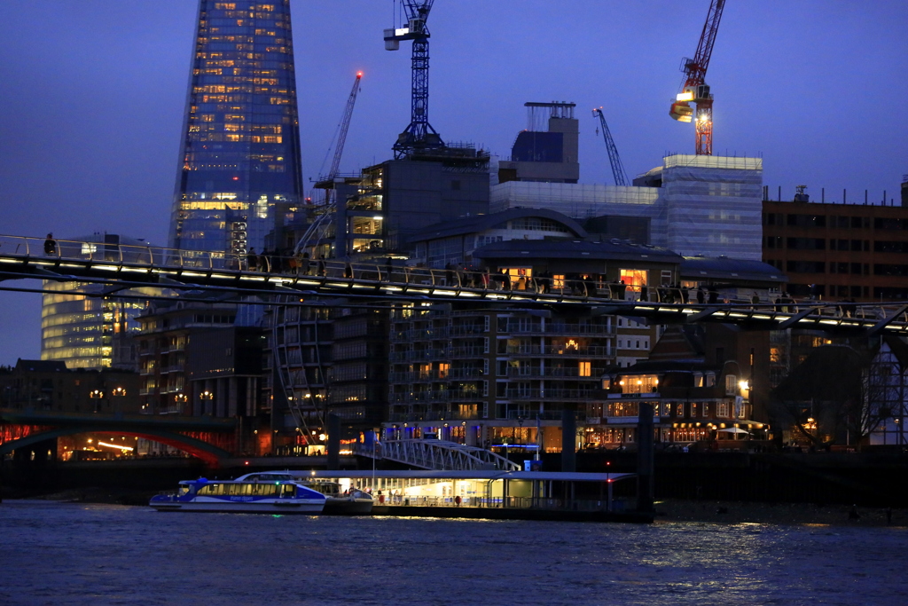 ロンドンの夕景