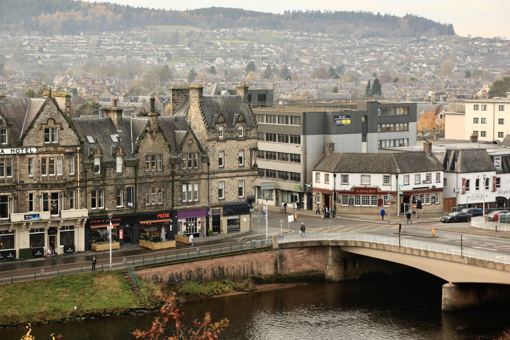 イギリス　インヴァネス市街