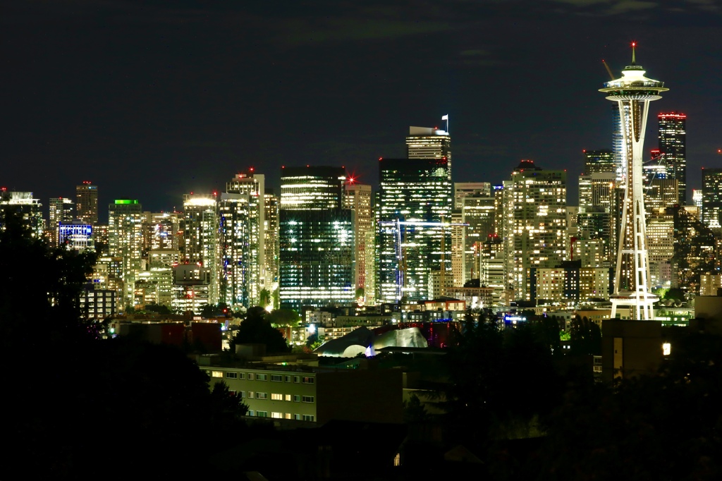 シアトルの夜景