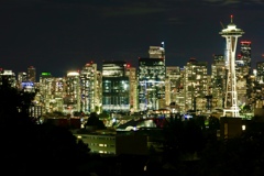 シアトルの夜景