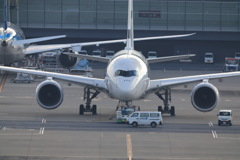 国際線の飛行機