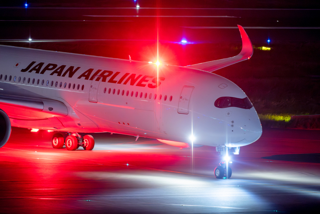 夜のA350