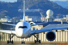 伊丹空港千里川側