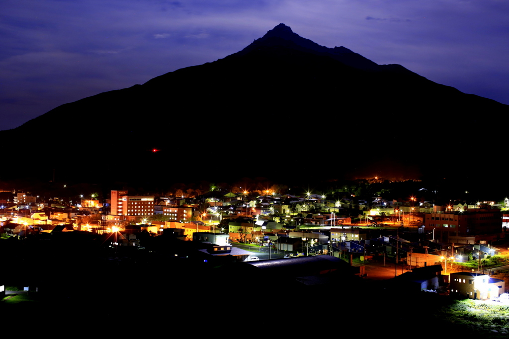 夜の利尻島