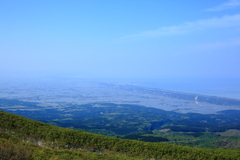 鳥海山からの眺め