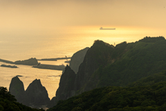 室蘭の海