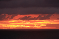 新日本海フェリーからの夕日