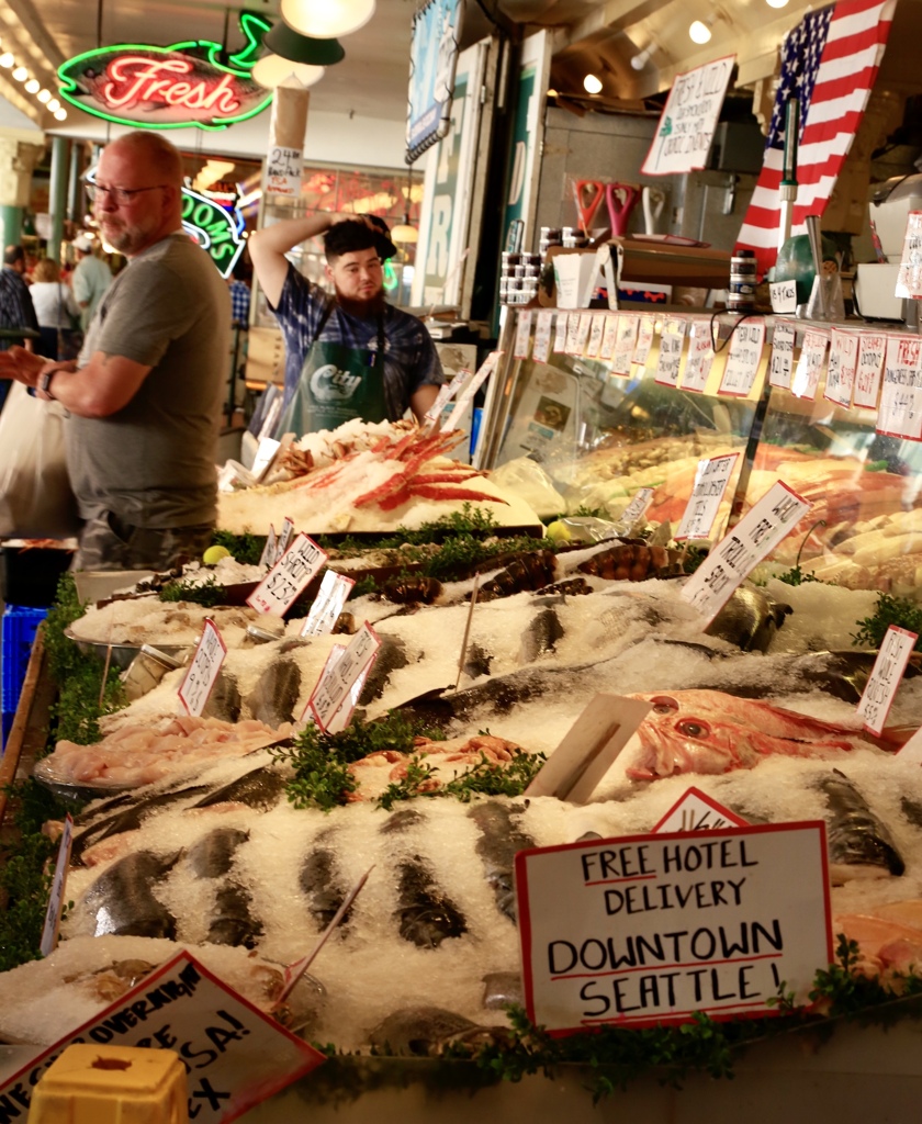 シアトル　パイクプレースの市場