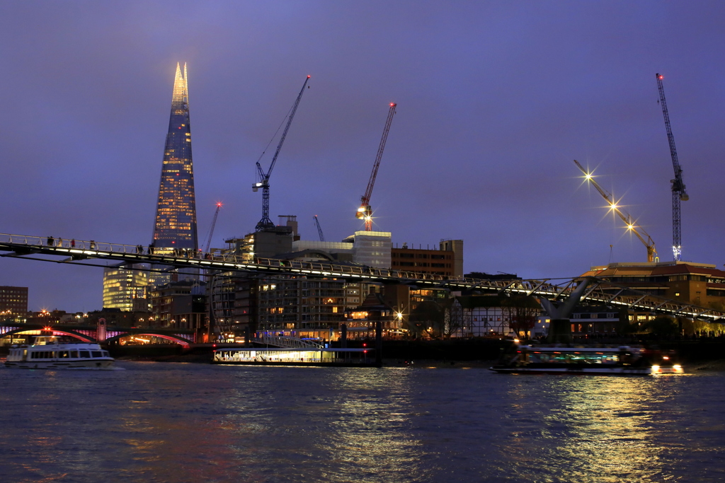 ロンドンの夕景