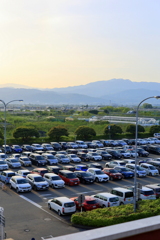 山形空港展望台より