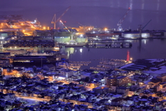 函館夜景　どつく方面