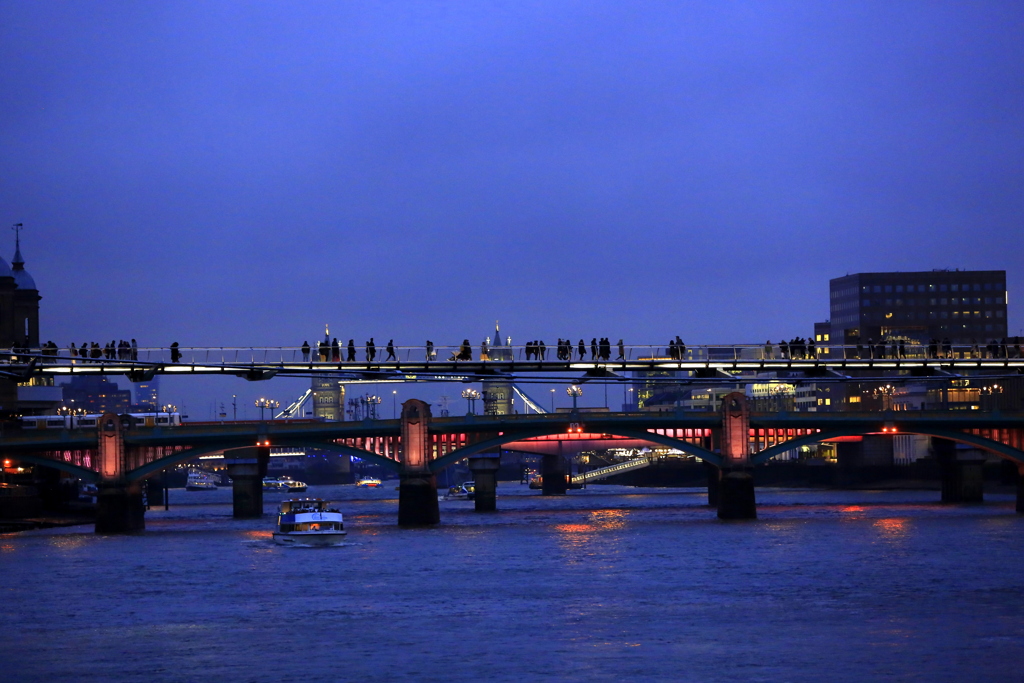 ロンドンの夕景