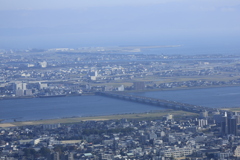 眉山公園展望台より