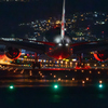 伊丹空港　千里川土手より