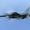 F-16 Fighting Falcon　惜しいベイパー（2023年三沢航空祭）