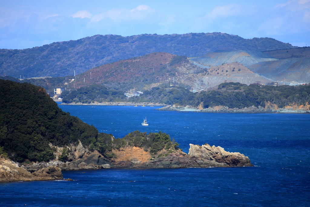 鳥羽展望台付近より