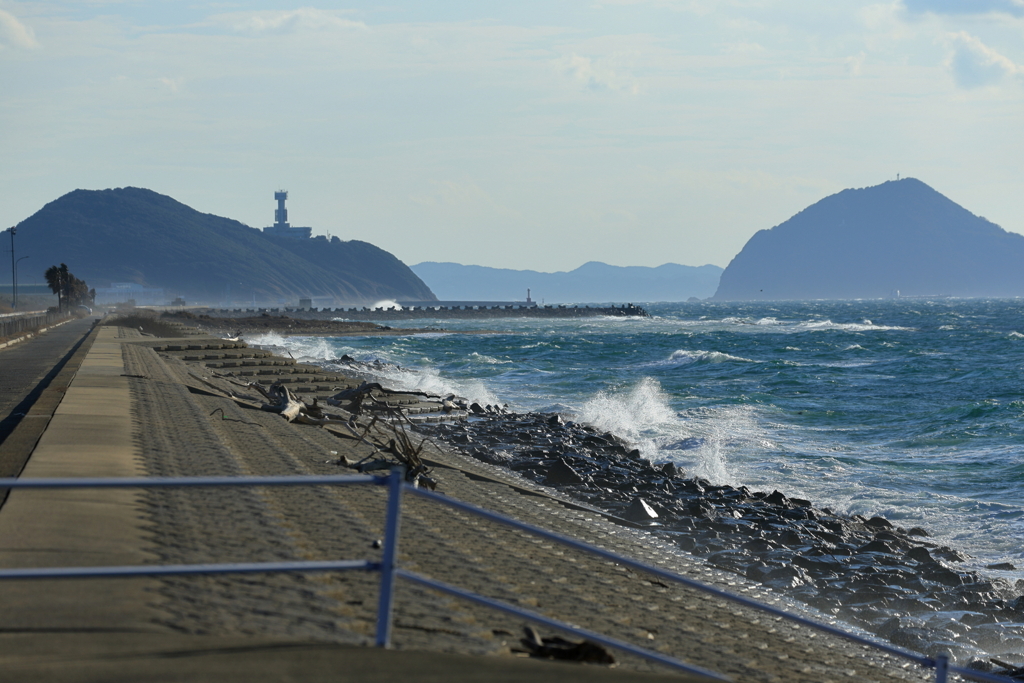 西ノ浜風力発電所(通称「エグザイル風車」)