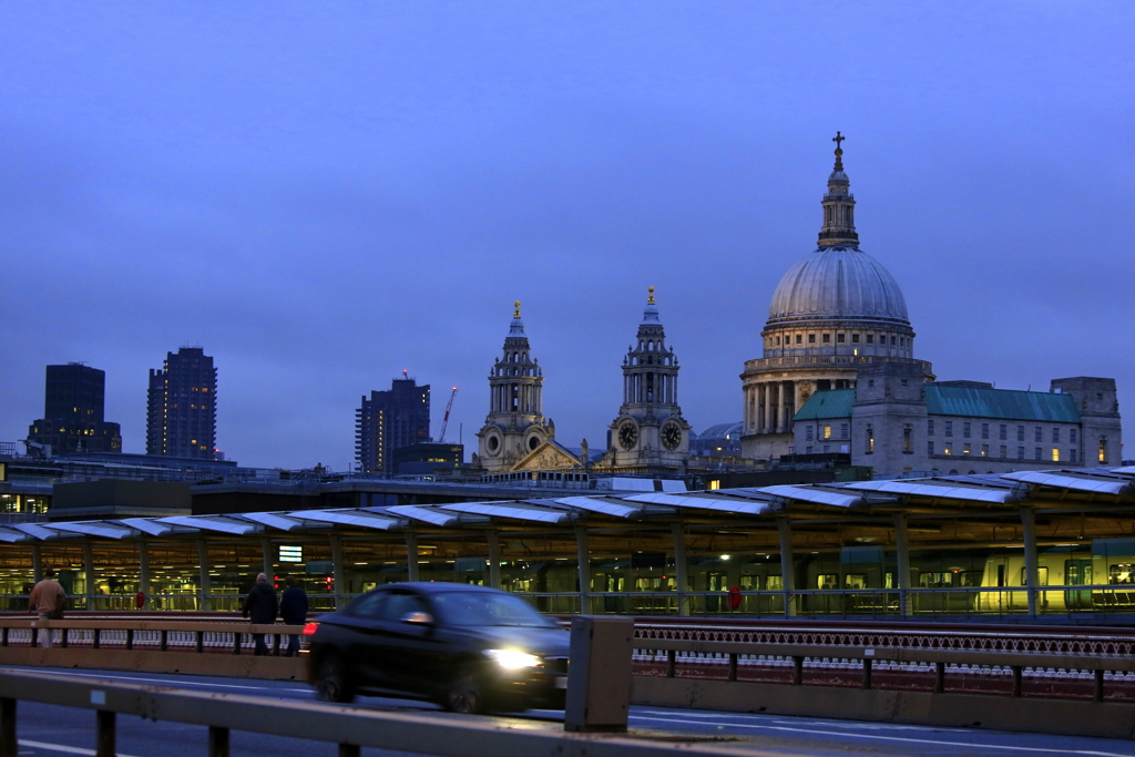 ロンドンの夕景