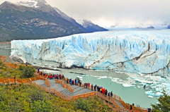 パタゴニア・フィッツロイ　広大なペリト・モレロ氷河