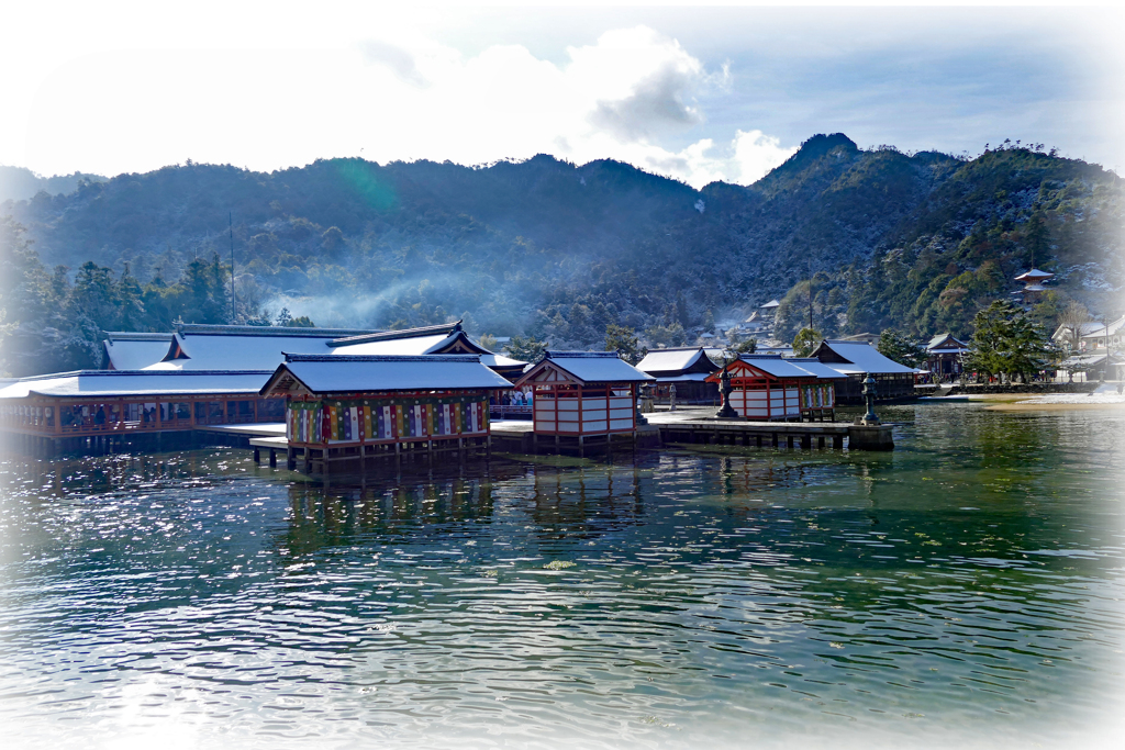 雪化粧の宮島2015(2)