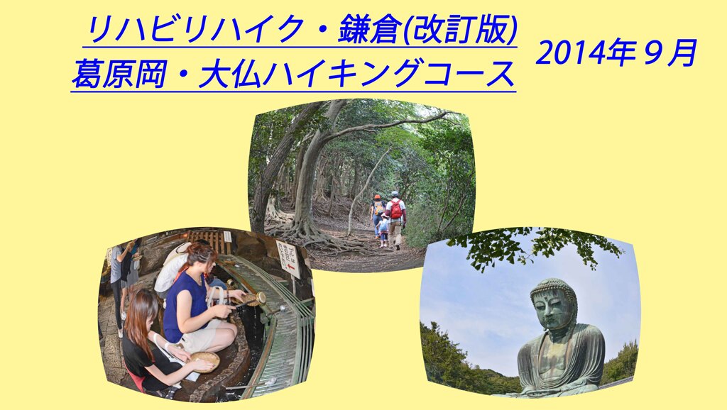リハビリハイク：鎌倉葛原岡・大仏ハイキングコース2014(1)
