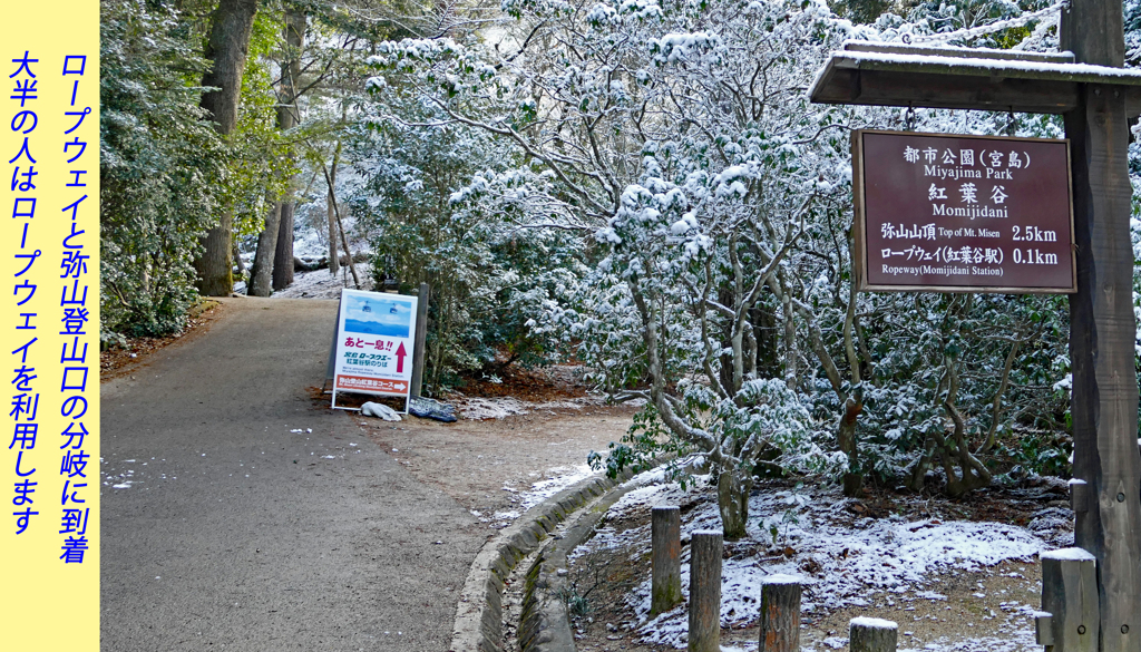 宮島・弥山(みせん)2015：しま山100選・広島県廿日市市(27)