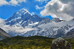 アオラキ/Mt.クック(3754m)の雄姿