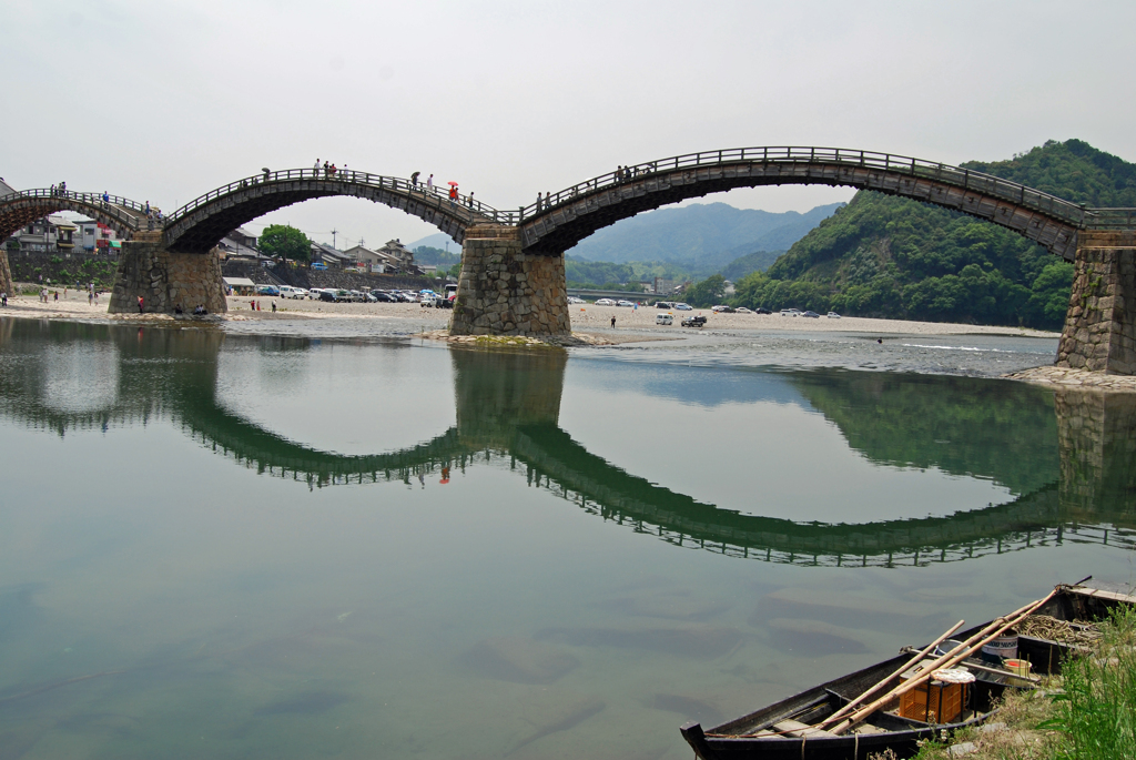 錦帯橋の静寂(山口県・岩国市)