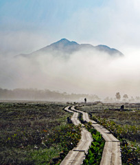 独り占めの尾瀬ヶ原