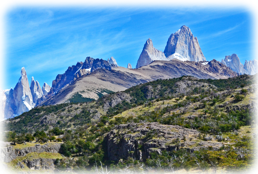 見納めのフィッツロイ山群の絶景