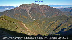 北岳登頂の山旅2006：2日目(16)