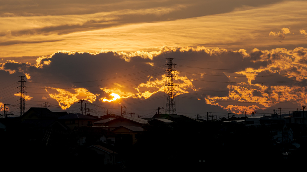 燃える空