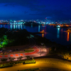 田子の浦港と富士山の夜景２