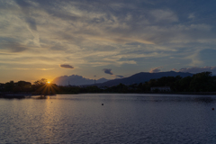 いつもの夕景