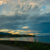 駿河湾の夕景