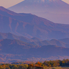 紅葉と秋の富士山