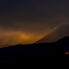 夕闇に沈む