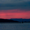 駿河湾からの夕景