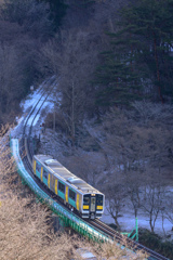 冬の水郡線