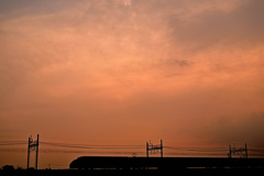 夕暮れ