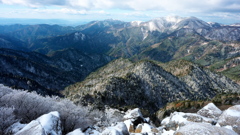 鎌ヶ岳山頂から