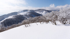 大塚山から寒風に向かう