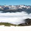 鍬崎山から望む剱岳・立山・弥陀ヶ原