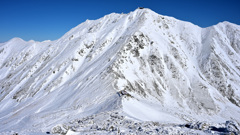 一ノ越から雄山に至る稜線