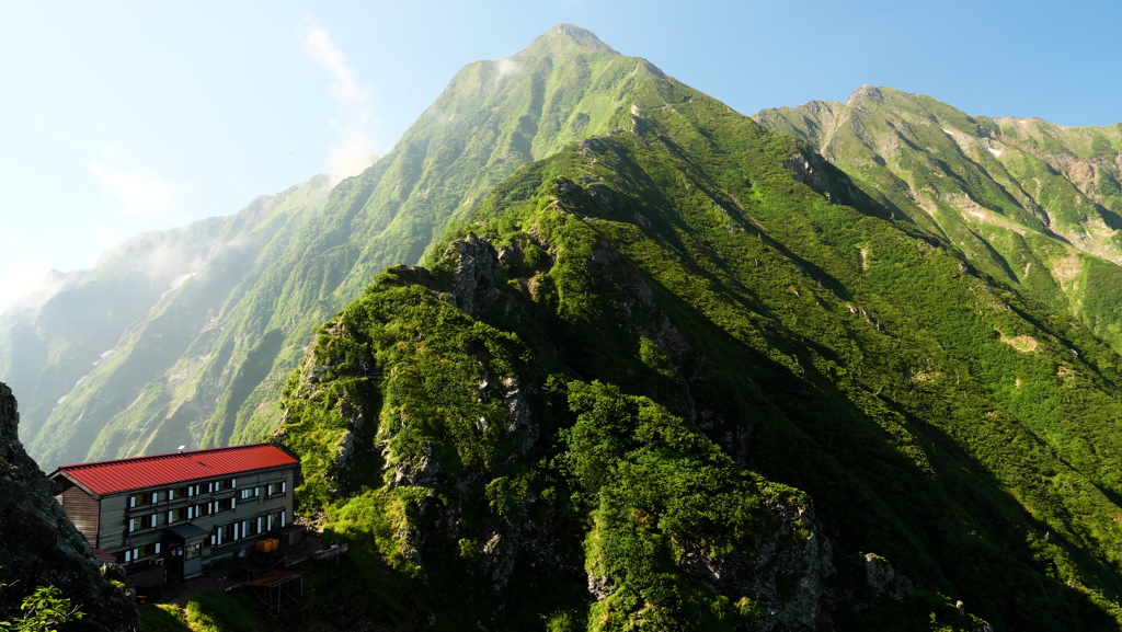 キレット小屋と鹿島槍