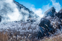 普賢岳霧氷