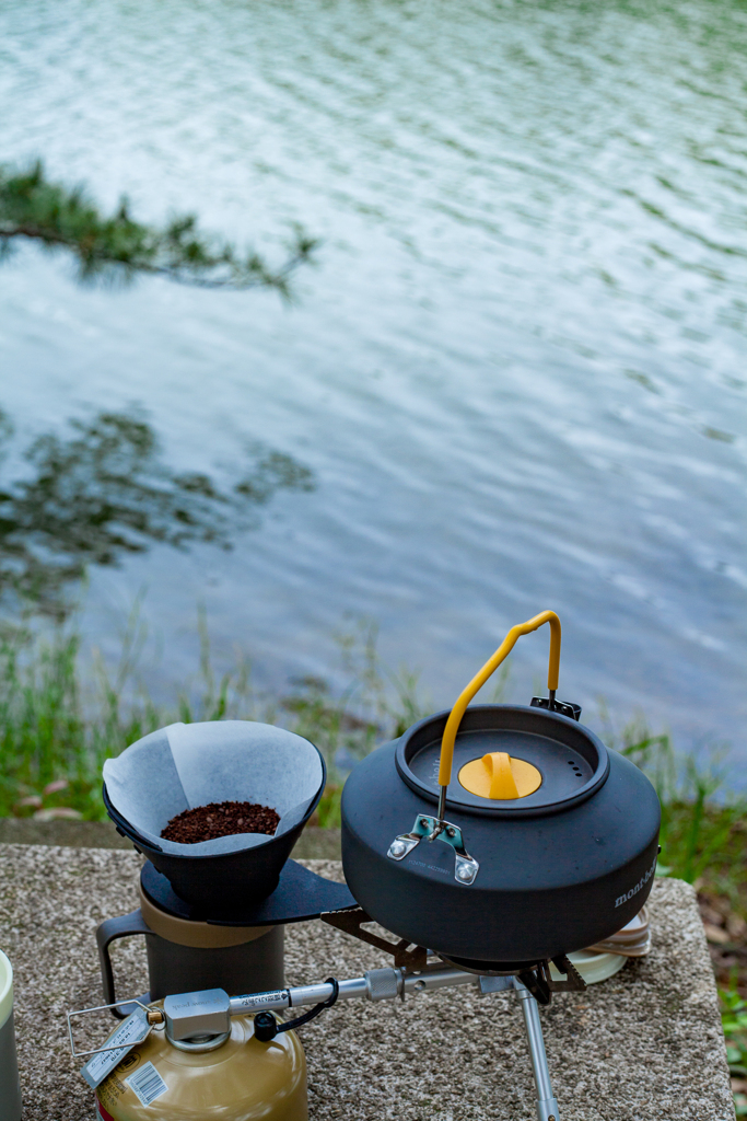 湖のあるCAMP