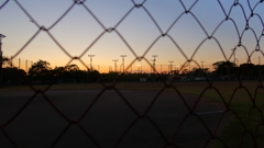 日曜日の夕方