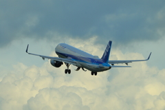 夕立前のTake off