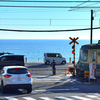 江ノ電と海